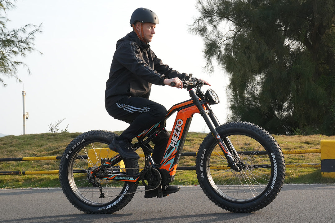 K9 Carbon / Mid-drive Fat Tire Electric MTB - HEZZO