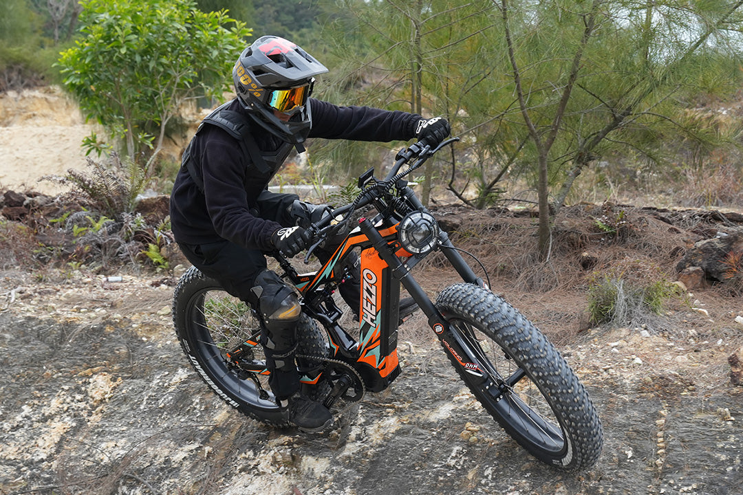 K9 Carbon / Mid-drive Fat Tire Electric MTB - HEZZO