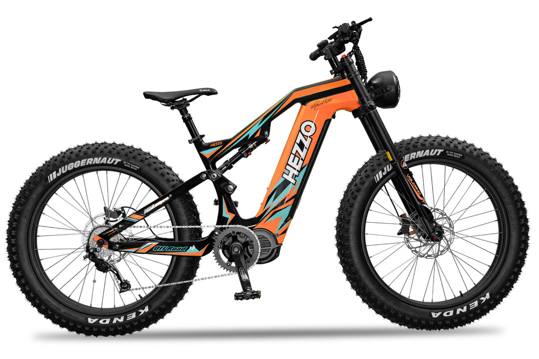 K9 Carbon / Mittelantrieb Fat Tire Elektro-MTB